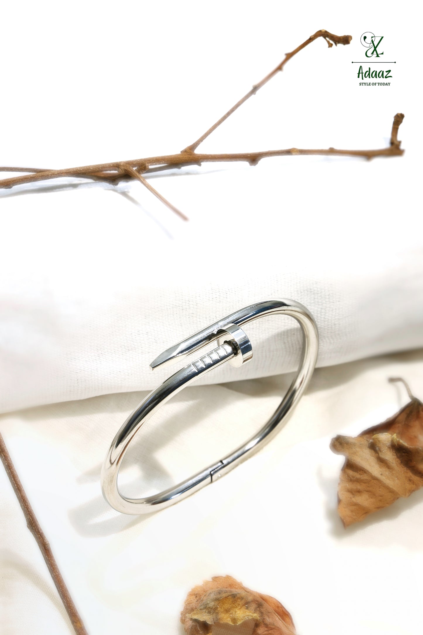 Stylish Stainless Steel Cartier Nail Bracelet
