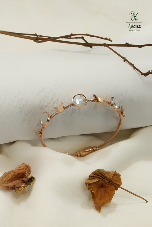 Anti-Tarnish Butterfly Magnetic Bracelet