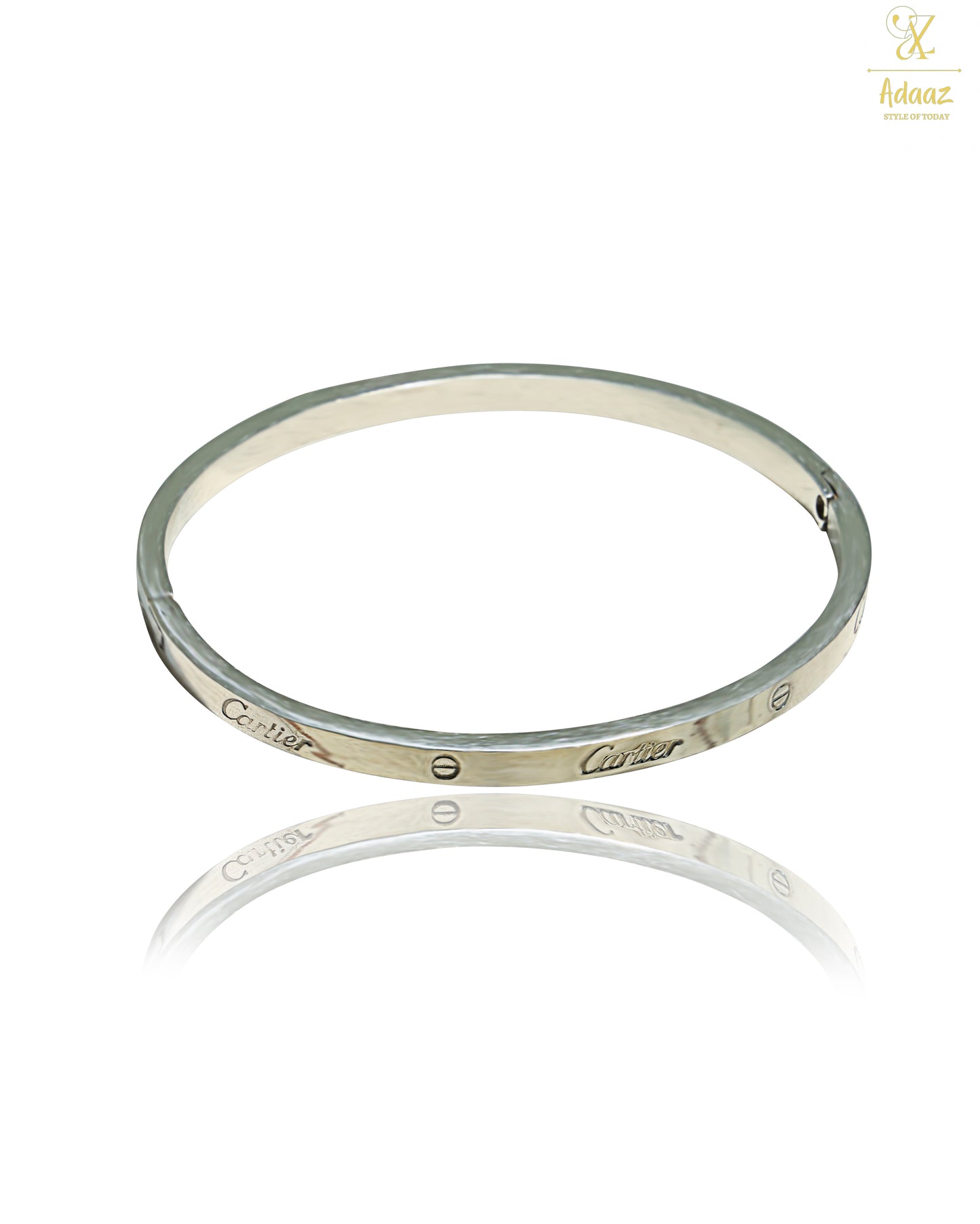 Dainty Stainless Steel Slim Cartier Kada