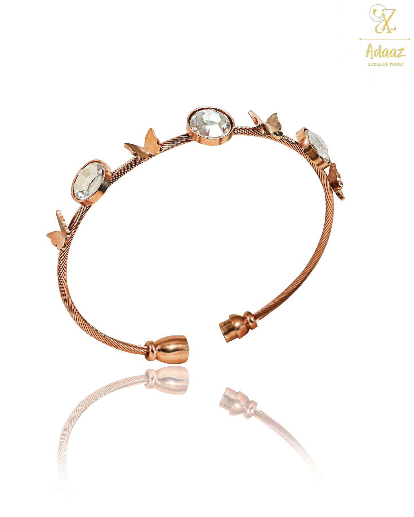 Anti-Tarnish Butterfly Magnetic Bracelet