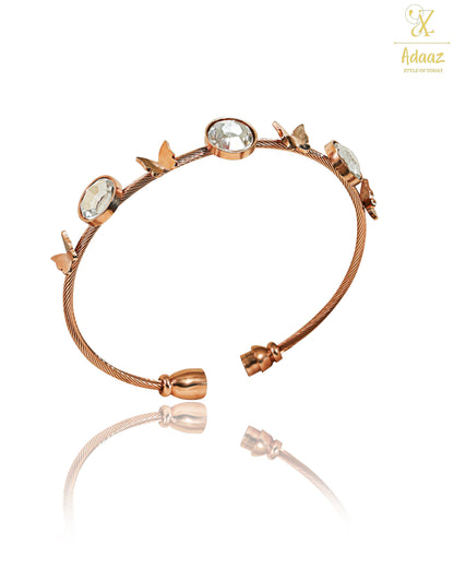Anti-Tarnish Butterfly Magnetic Bracelet
