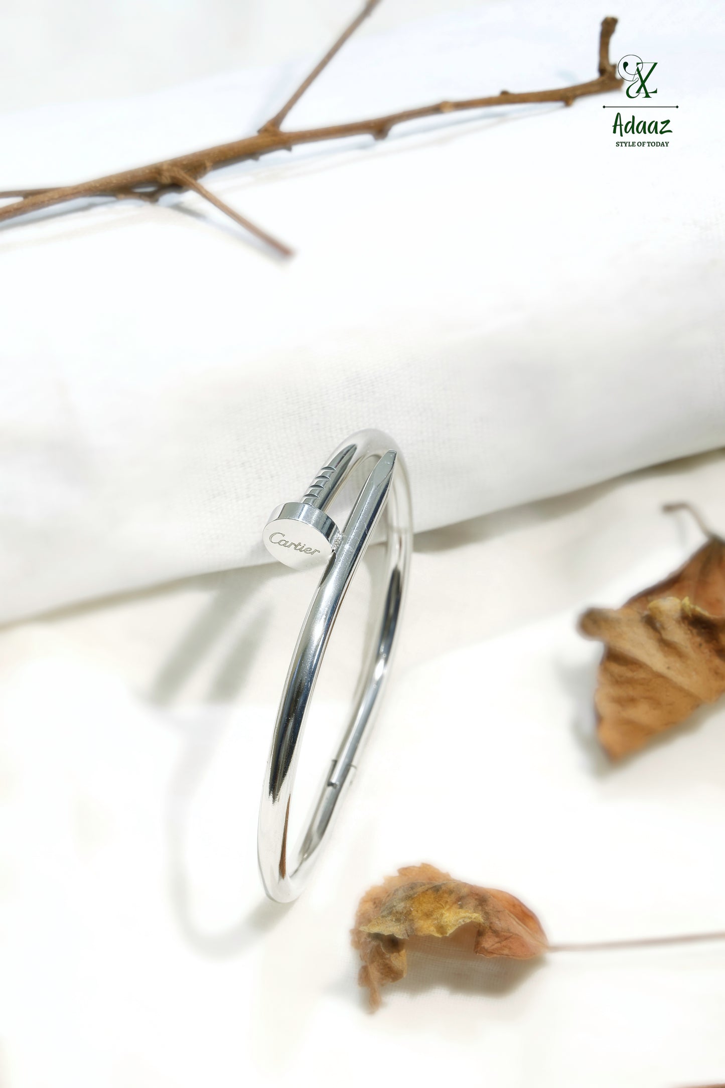 Stylish Stainless Steel Cartier Nail Bracelet