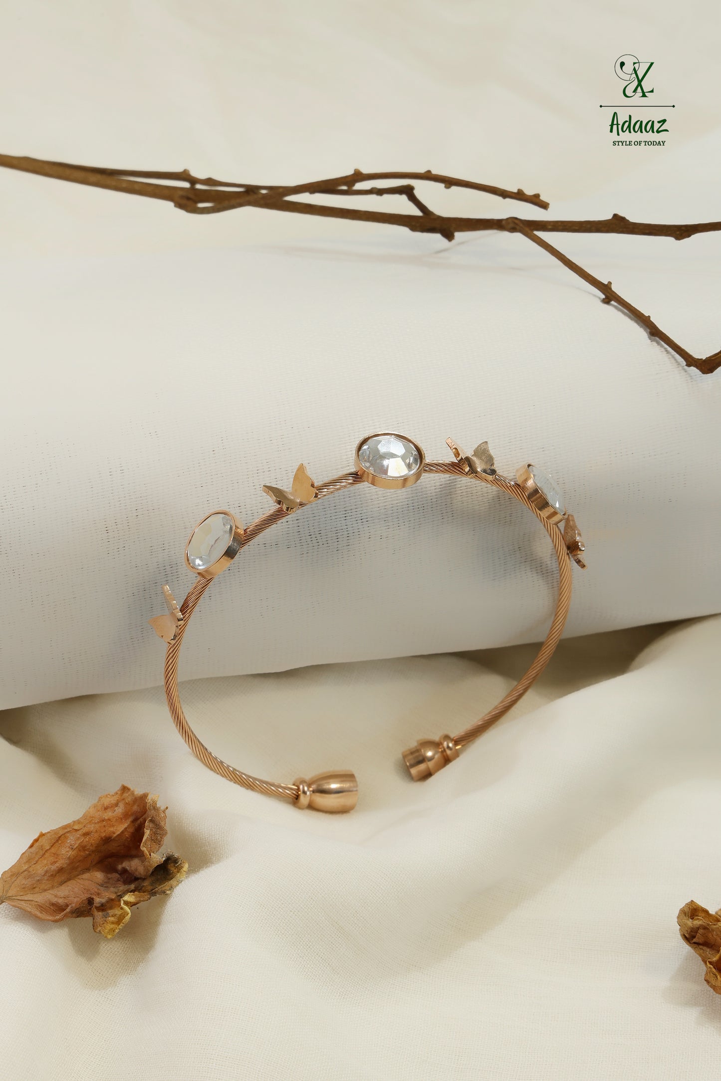Anti-Tarnish Butterfly Magnetic Bracelet