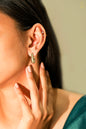 Stylish Small U-shape Hugging Hoop Earring - Gold
